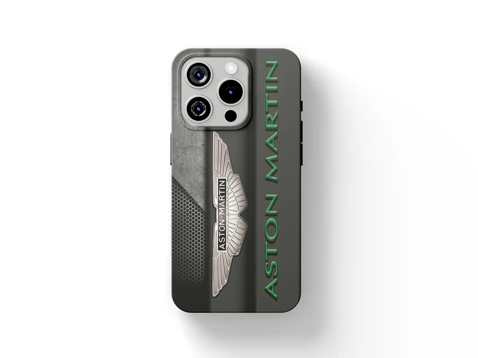 Aston Martin Cover Telefono Look Drift da Gara